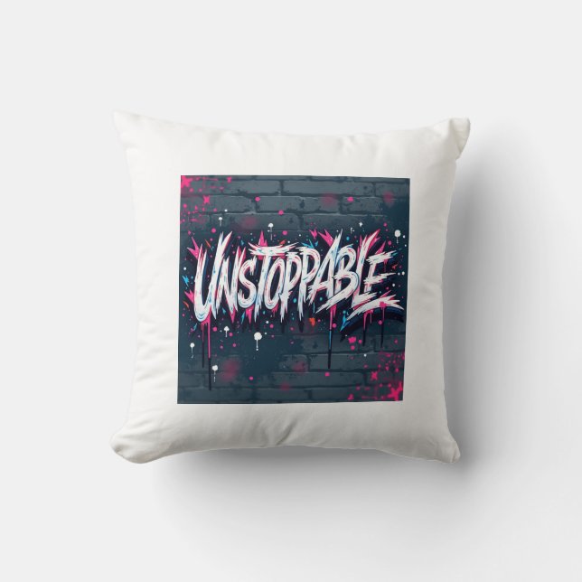Coussin Unstoppable Wildstyle (Recto)