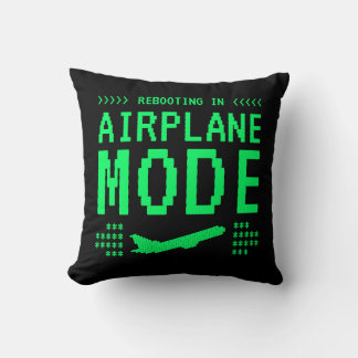 Coussin Unwind with Our Airplane Mode Decorative Pillow
