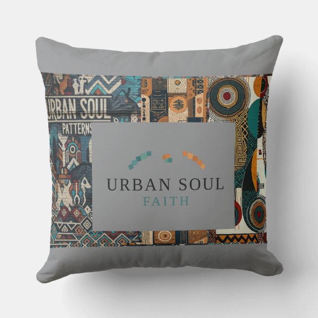 Coussin Urban Soul City   (Verso)