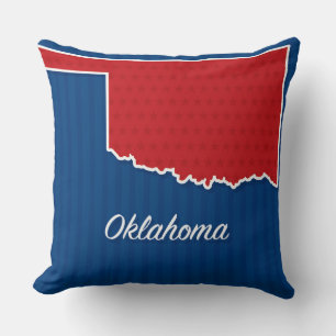 Coussin USA Oklahoma State Patriotic Stars and Stripes Car