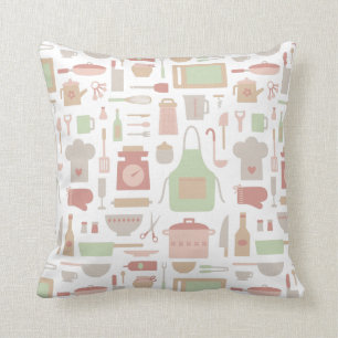 Coussin Ustensiles de cuisine tendance et élégants motif