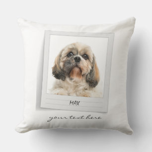 Coussin Vacances Animaux de compagnie Anniversaire Cadre p
