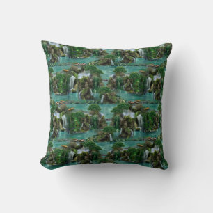 Coussin Vacances au lac de l'Imaginaire magique