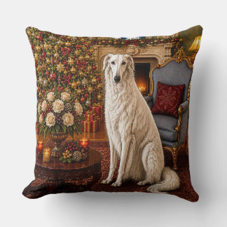 Coussin Vacances Borzoï