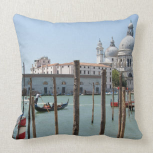 Coussin Vacances dans le carreau de paysage de Venise