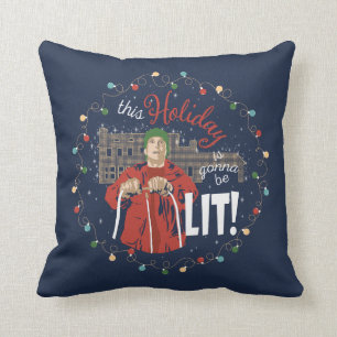 Coussin Vacances de Noël Ce jour férié va être illum