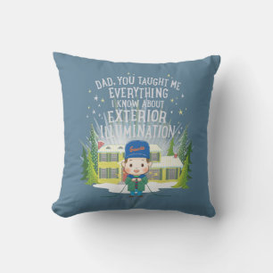 Coussin Vacances de Noël Éclairage extérieur