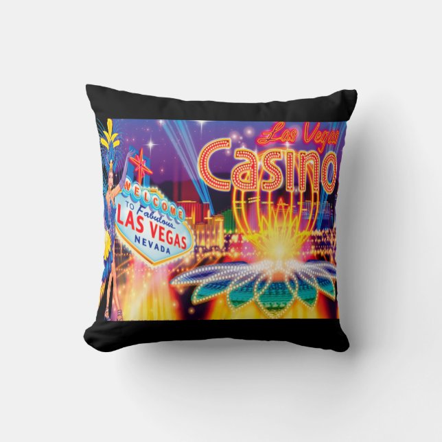 Coussin Vacances Las Vegas (Recto)