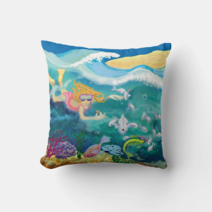 Coussin vacances tropicales
