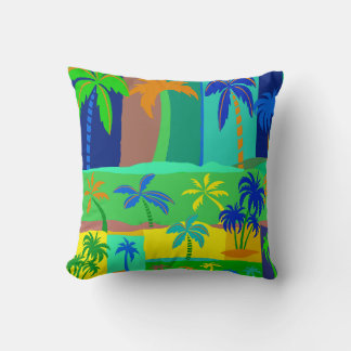 Coussin Vacances tropicales pleines d'espoir
