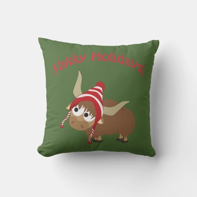 Coussin Vacances Yakky ! (Recto)