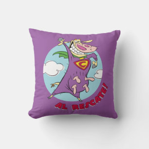 Coussin Vache et poulet Super Vache Al Rescate!