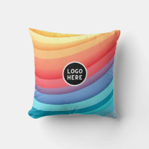 Vagues arc-en-ciel Abstraites | Ajouter votre logo