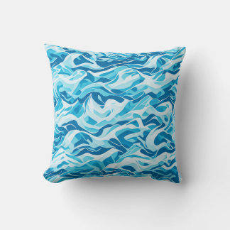 Coussin vagues de la mer Motif sans voile