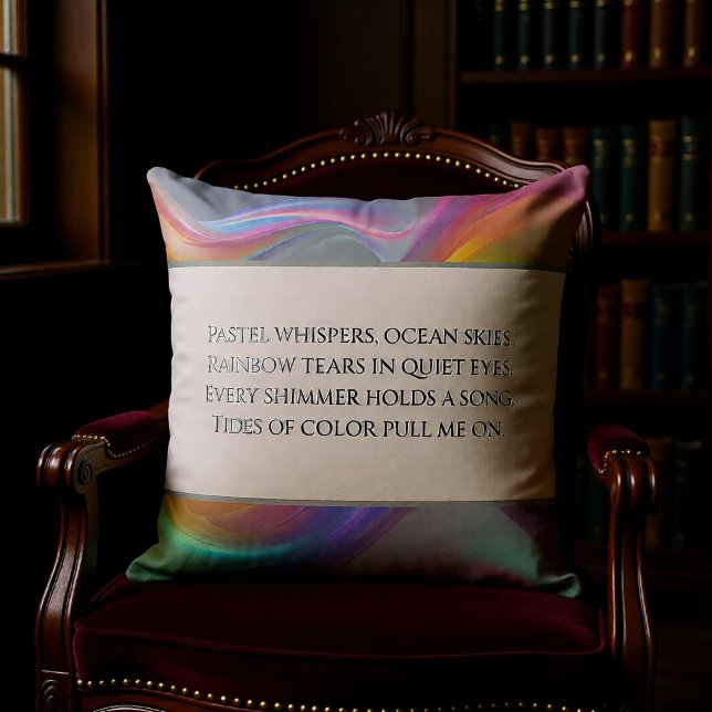Coussin Vagues de Lumière (Créateur téléchargé)