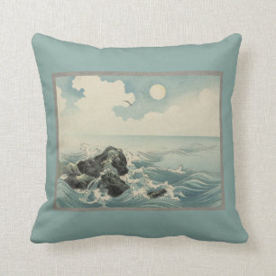 Coussin Vagues japonaises