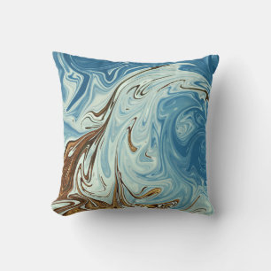 Coussin Vagues printanières Meilleure peinture colorée