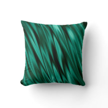 Vagues vertes turquoises foncées de satin