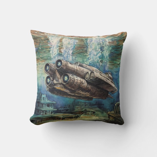 Coussin vaisseau spatial (Recto)