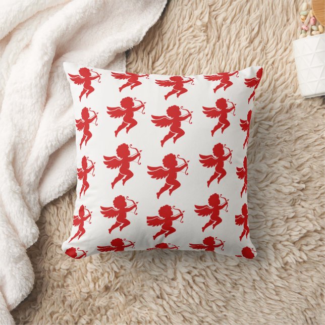 Coussin Valentine’s Day Pillow – Romantic Heart Throw Pill (Couverture)