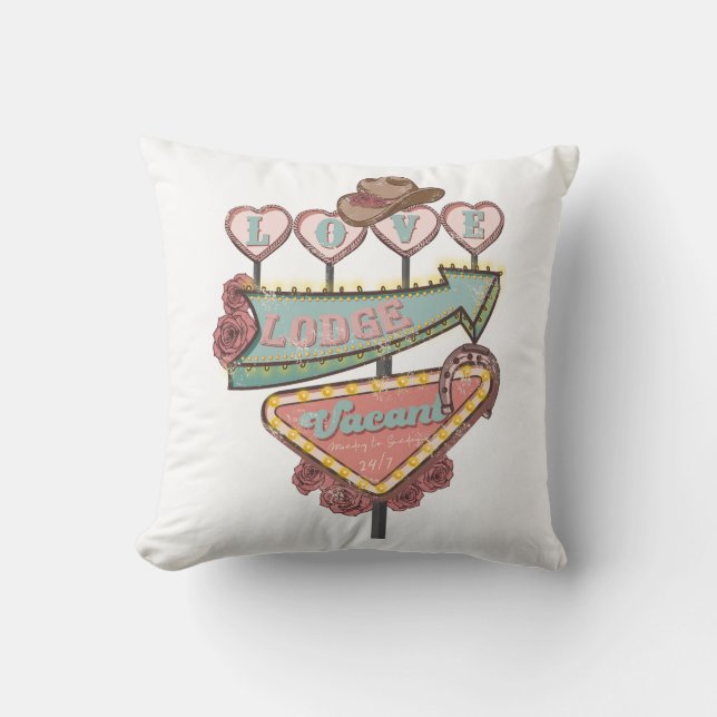 Coussin Valentine's Day Love Lodge (Recto)