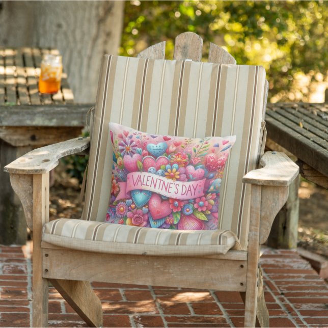 Coussin Valentine's Day Porch or Patio (Chaise)