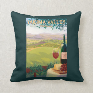 Coussin Vallée de Yakima, pays de WashingtonWine