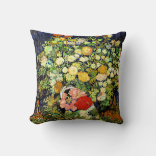 Coussin Van Gogh - Bouquet de fleurs dans un vase