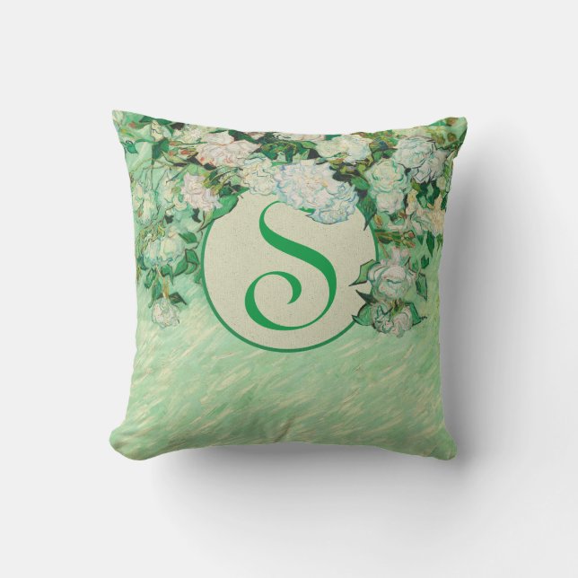 Coussin Van Gogh Pillow Roses (Recto)