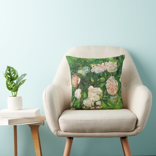 Coussin Van Gogh - Roses roses roses (Chaise)
