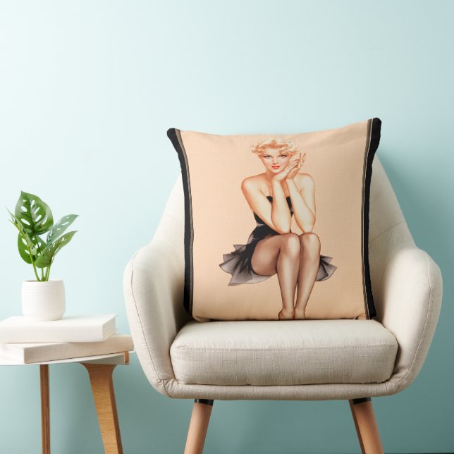 Coussin Varga Girl Cover Art par Alberto Vargas (Chaise)