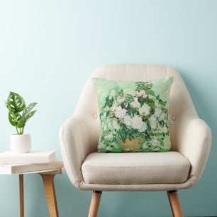 Coussin Vase aux roses roses, Vincent Van Gogh
