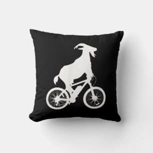 Coussin Vélo de chèvre Rider Funny Goat Lover Graphisme