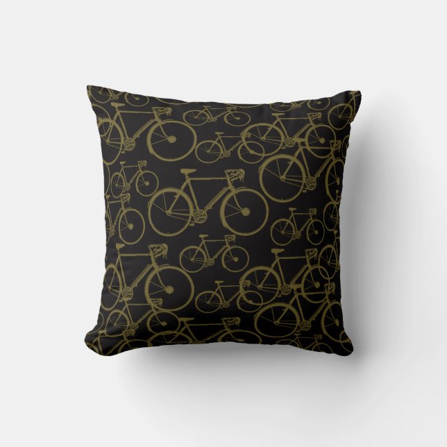 Coussin Vélo, Décor Vélo (Recto)