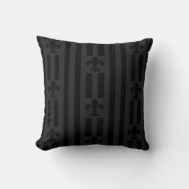 Coussin Velvet noir