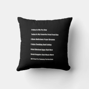 Coussin Vendredi Est Mon Jour De Frites