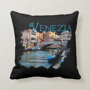 Coussin Venezia, Italie : Le long du canal