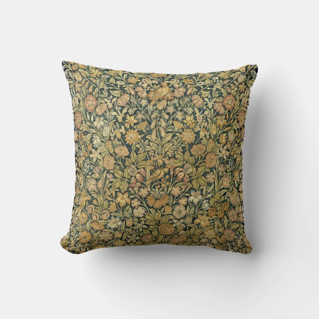 Coussin Verdure antique Paysage verdure Tapisserie Imprime (Recto)
