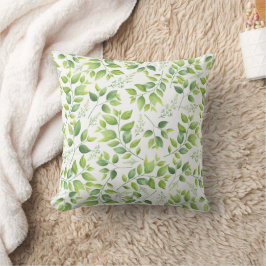 Coussin Verdure et Motif bio