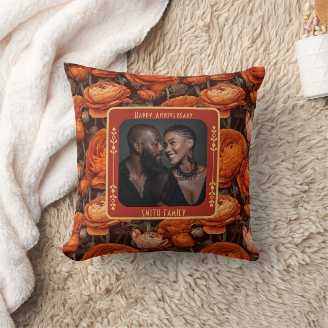 Coussin Véritable Amour Personnalisé5E Anniversaire Jeu Or (Couverture)