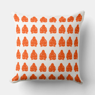 Coussin Vermillion Asiatique Moods Bouddah Boys