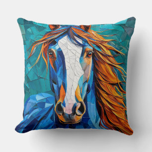Coussin Verre teinté de cheval