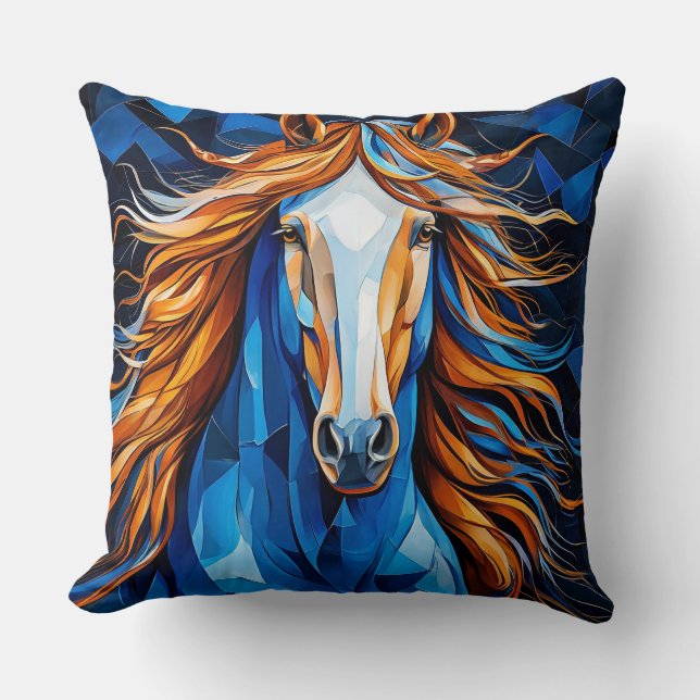 Coussin Verre teinté de cheval (Recto)