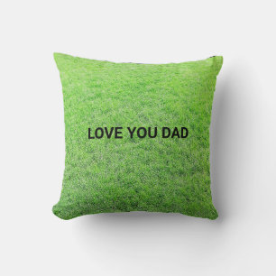 Coussin Verre vert design papa's