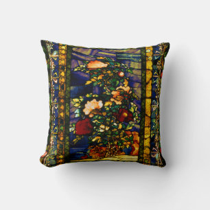Coussin Verre vintage Floral
