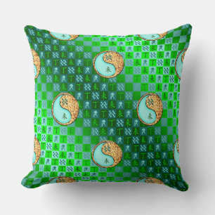 Coussin Verseau & Chèvre de Feu