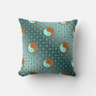 Coussin Verseau & Lapin de Bois