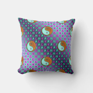Coussin Verseau & Sanglier de Bois