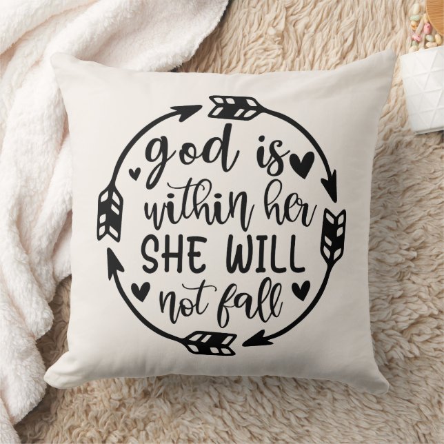 Coussin verset de la Bible (Couverture)