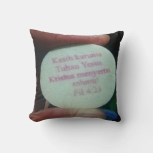 Coussin Versets de prière dans la Bible